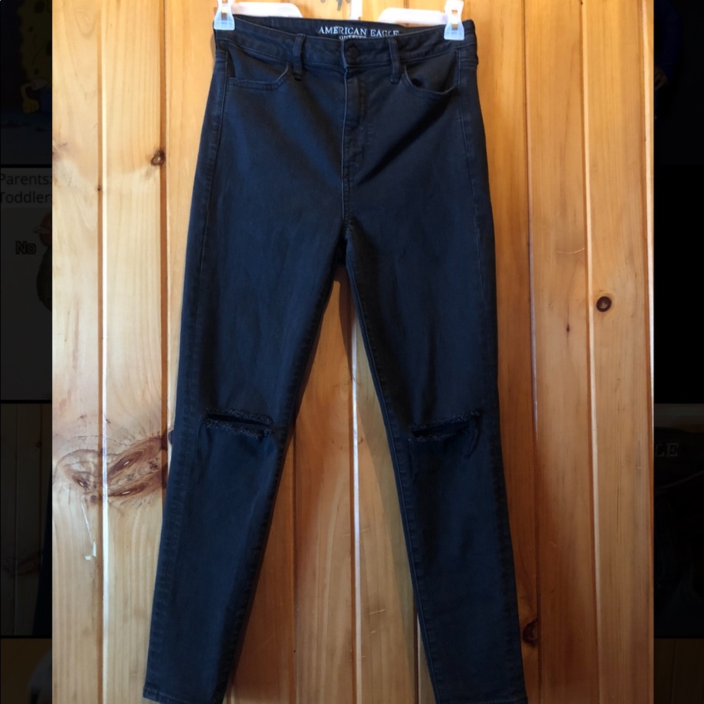 Black American Eagle Jeans